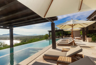 infinity pool punta mita view to the ocean